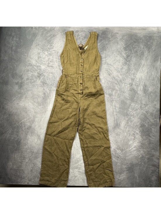 Faherty Pants - Faherty Women’s 100% Linen Alina Sleeveless Jumpsuit Size 2